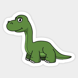 Lil' Apatosaurus Sticker